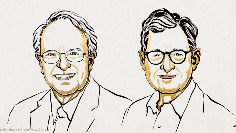 Two Americans win Nobel prize for models to tackle economic downturns