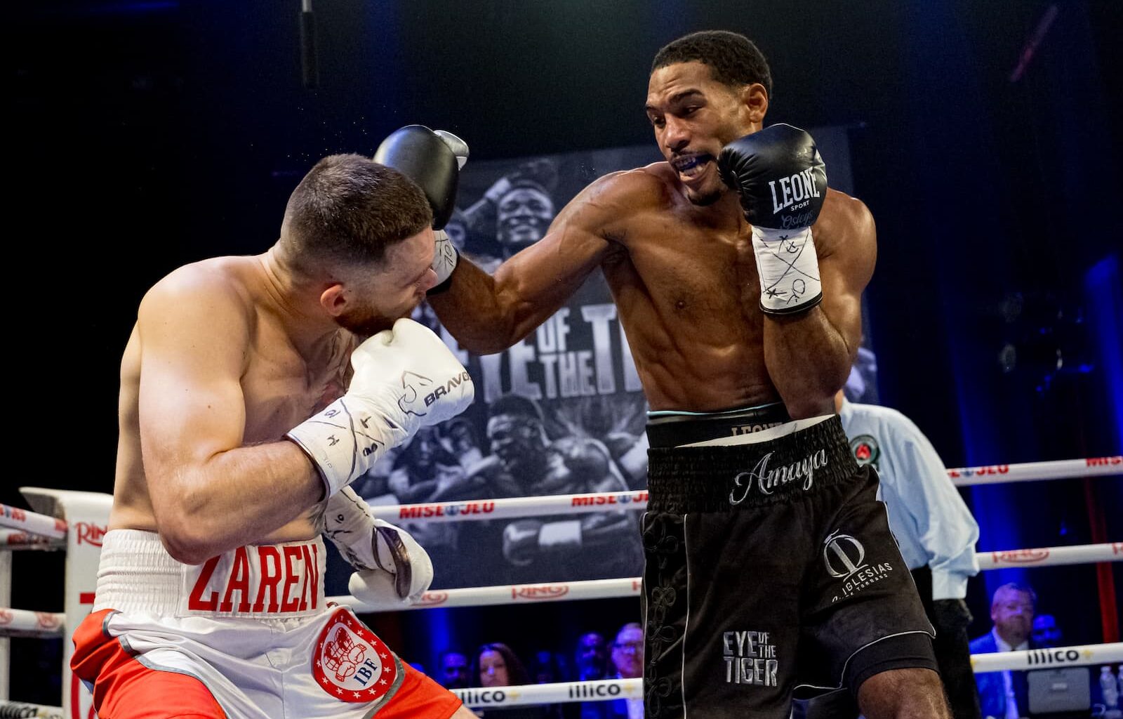 Live results: Osleys Iglesias stops Oliver Zaren to retain titles