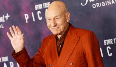 Patrick Stewart passed away at the age of 86. Photo: AFP