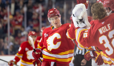 Gridin scores twice, sparks Flames past Maple Leafs for fourth straight win