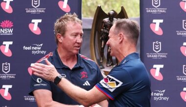 NRL 2026, Trent Robinson, Justin Holbrook, grand final, Roosters, Knights