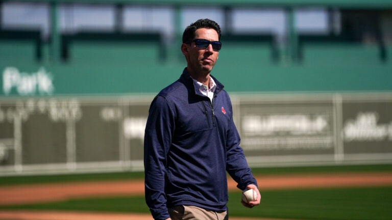 Red Sox chief baseball officer Craig Breslow. Boston Red Sox Spring Training at Jet Blue Park in Fort Myers, FL.