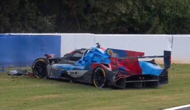 Kevin Magnussen out of Petit Le Mans after airborne crash with Alex Palou