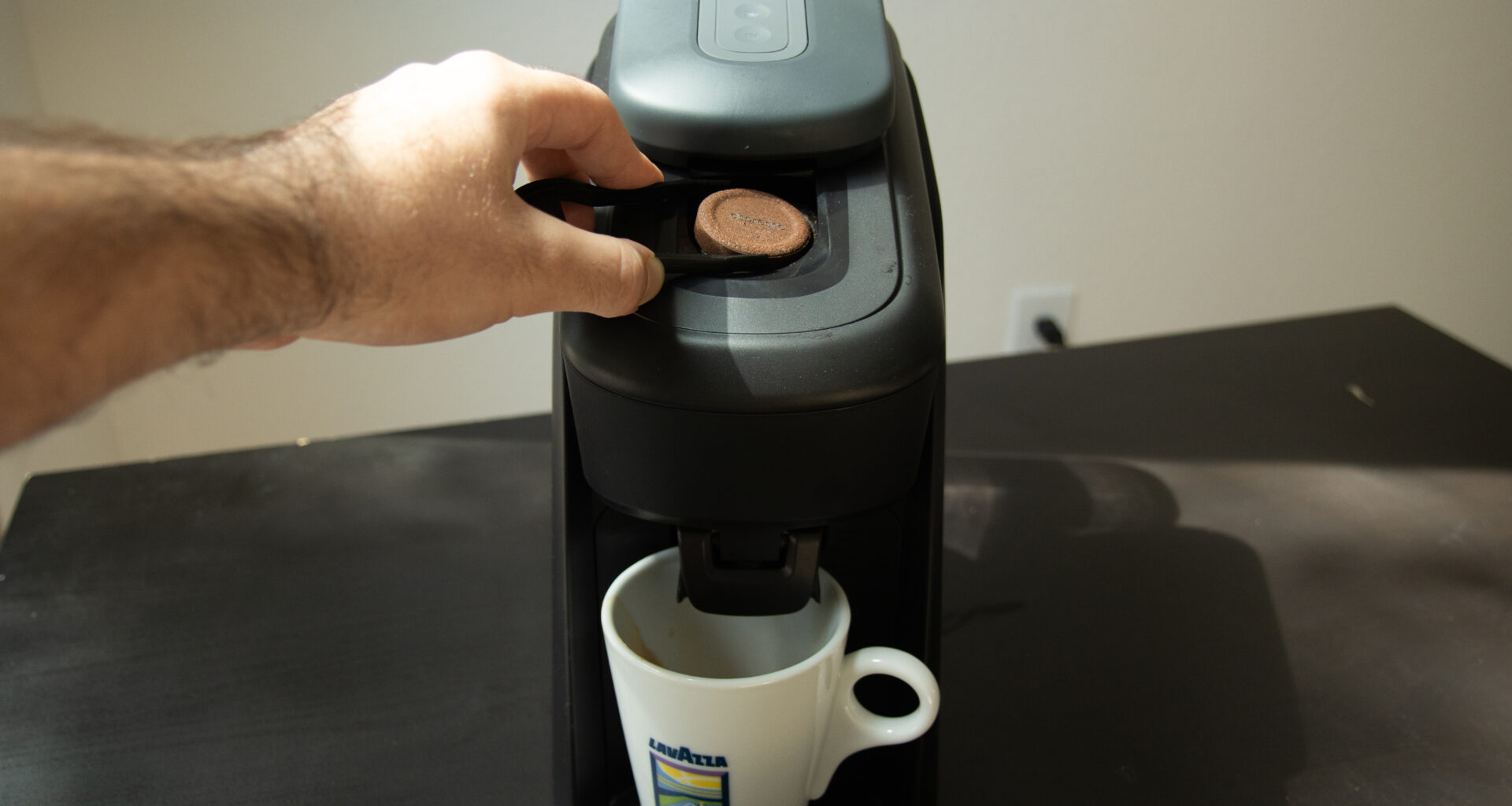 tabli espresso machine with 100% coffee pods