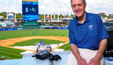 Hall of Fame Royals broadcaster Denny Matthews celebrates calling his 8,000th game | KCUR