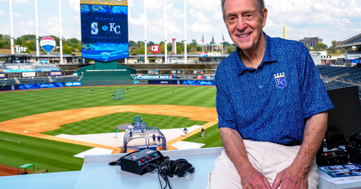 Hall of Fame Royals broadcaster Denny Matthews celebrates calling his 8,000th game | KCUR