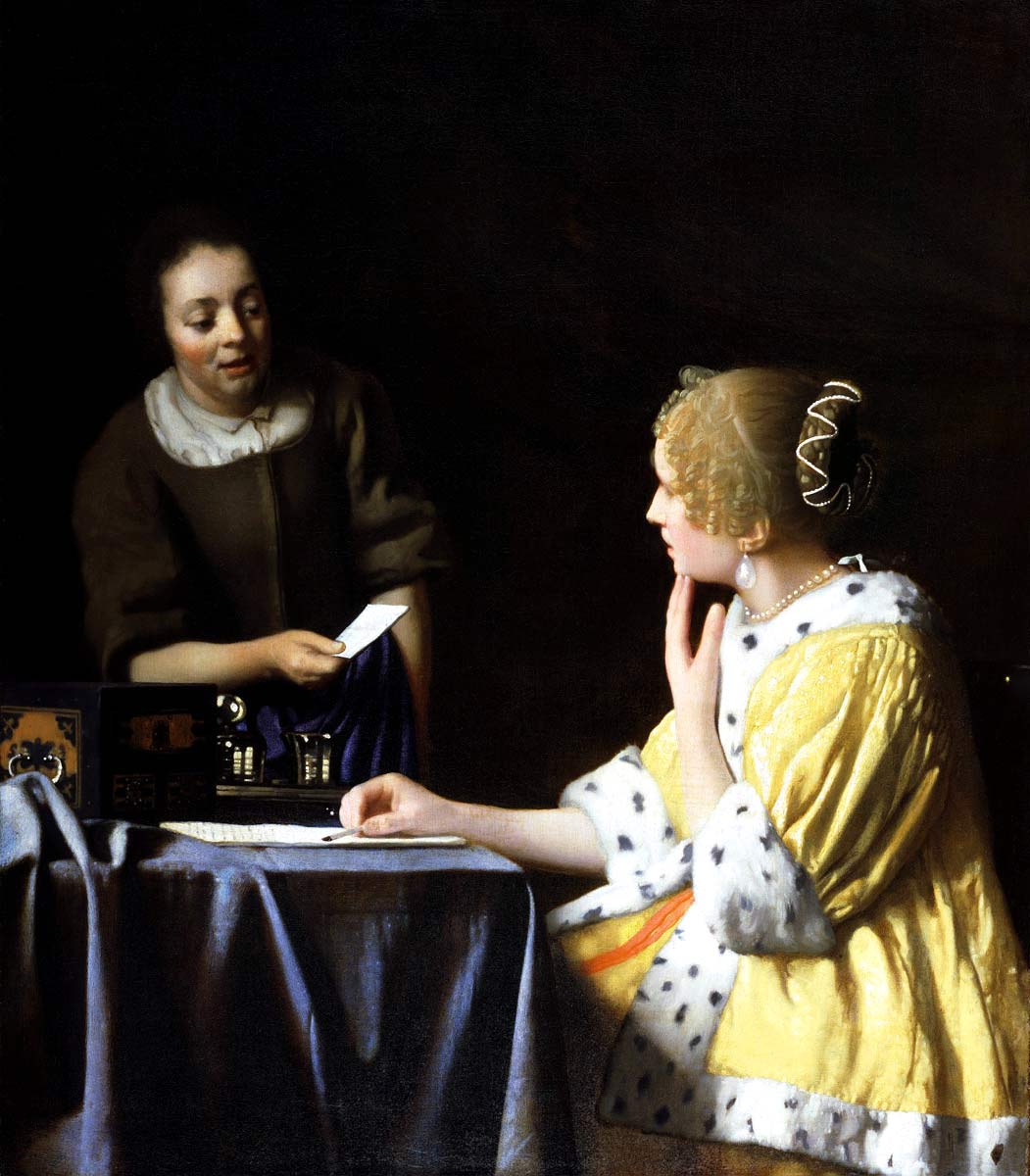 vermeer maid and mistress