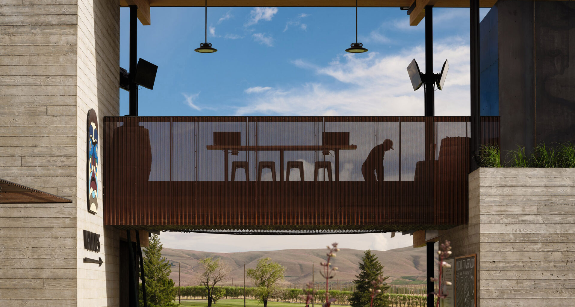 Golf clubhouse by Graham Baba nods Washington farm structures
