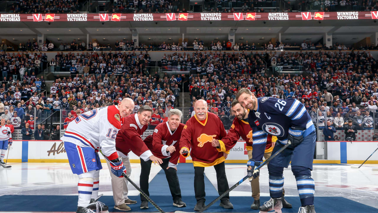 Stanley Cup descendants reunite for Jets-Canadiens Alumni Game