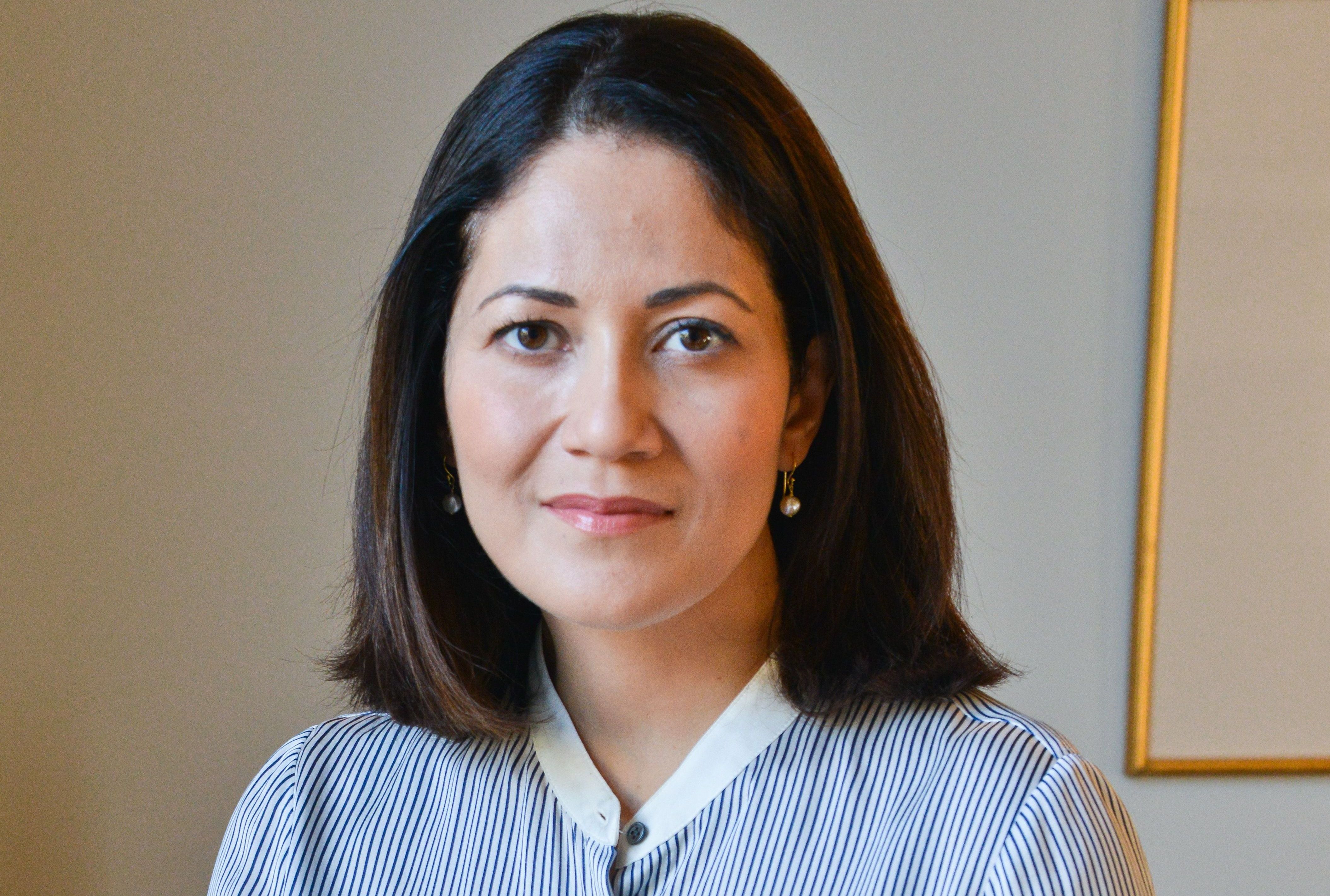 Mishal Husain portrait.