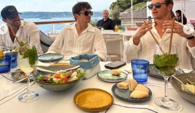 Braxton Berrios and Charles Leclerc were seen spending time together in France