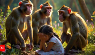 Woman who grew up with monkeys shares her life experience, “They talk to each other in a language…”