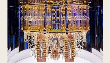 Inside an IBM Quantum System One, photo courtesy of IBM