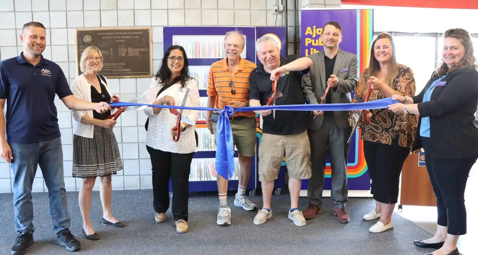Ribbon-cutting NovelBranch, Ajax