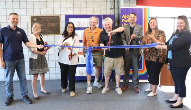 Ribbon-cutting NovelBranch, Ajax