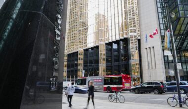 S&P/TSX composite rises Friday morning, U.S. markets also higher