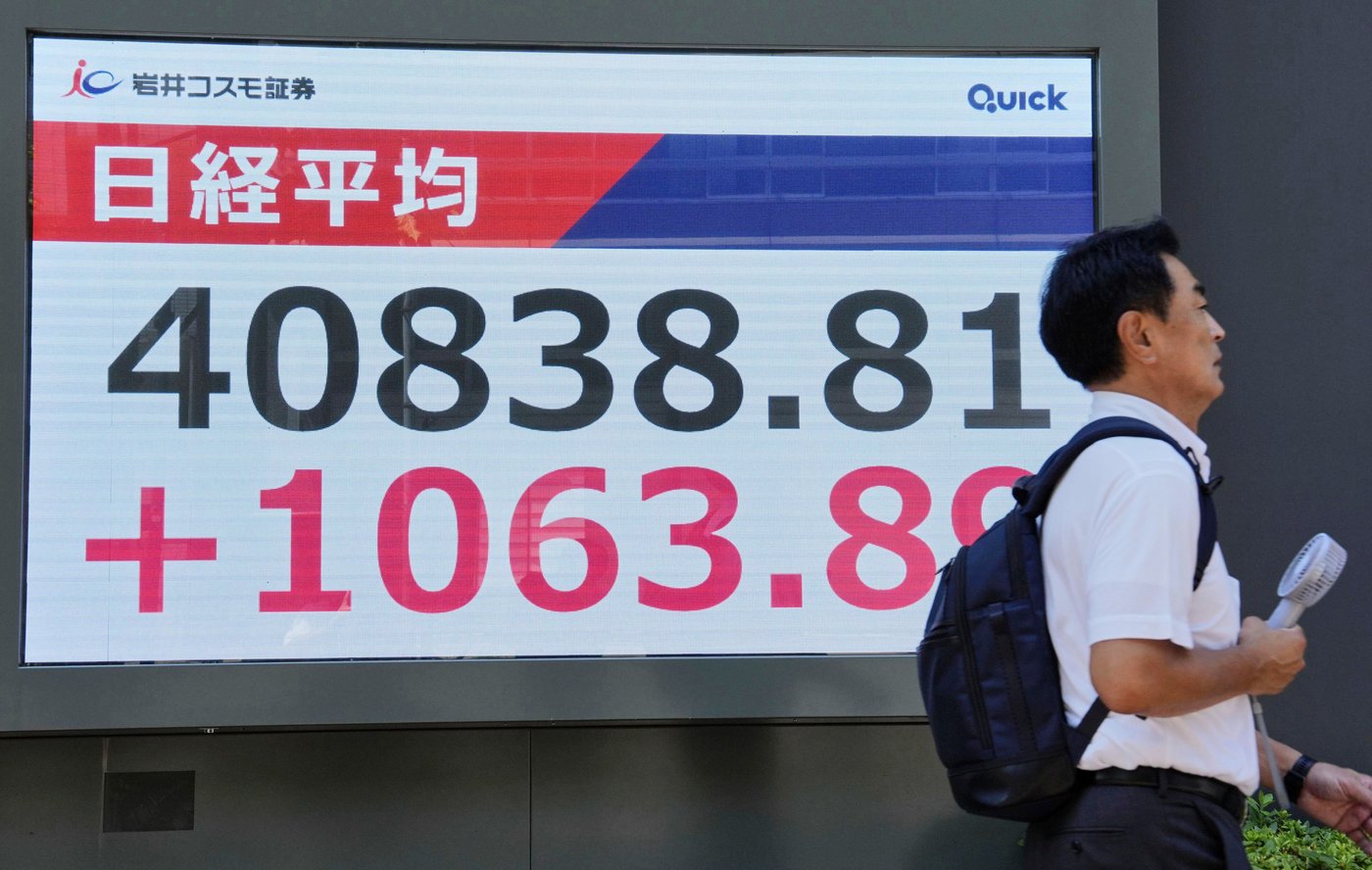 Asian markets gain, with Japan's Nikkei up more than 3%, lifted by deal on Trump's tariffs