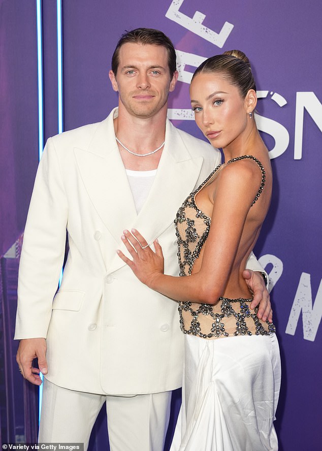 Berrios and Earle, seen in February at Radio City Music Hall, have been dating since 2023