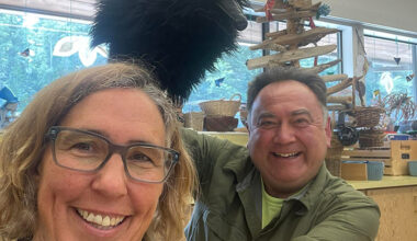 'Two Tricksters' authors visit library