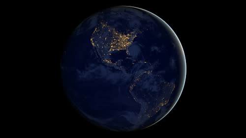 City Lights from Space - Americas - NASA Earth Observatory