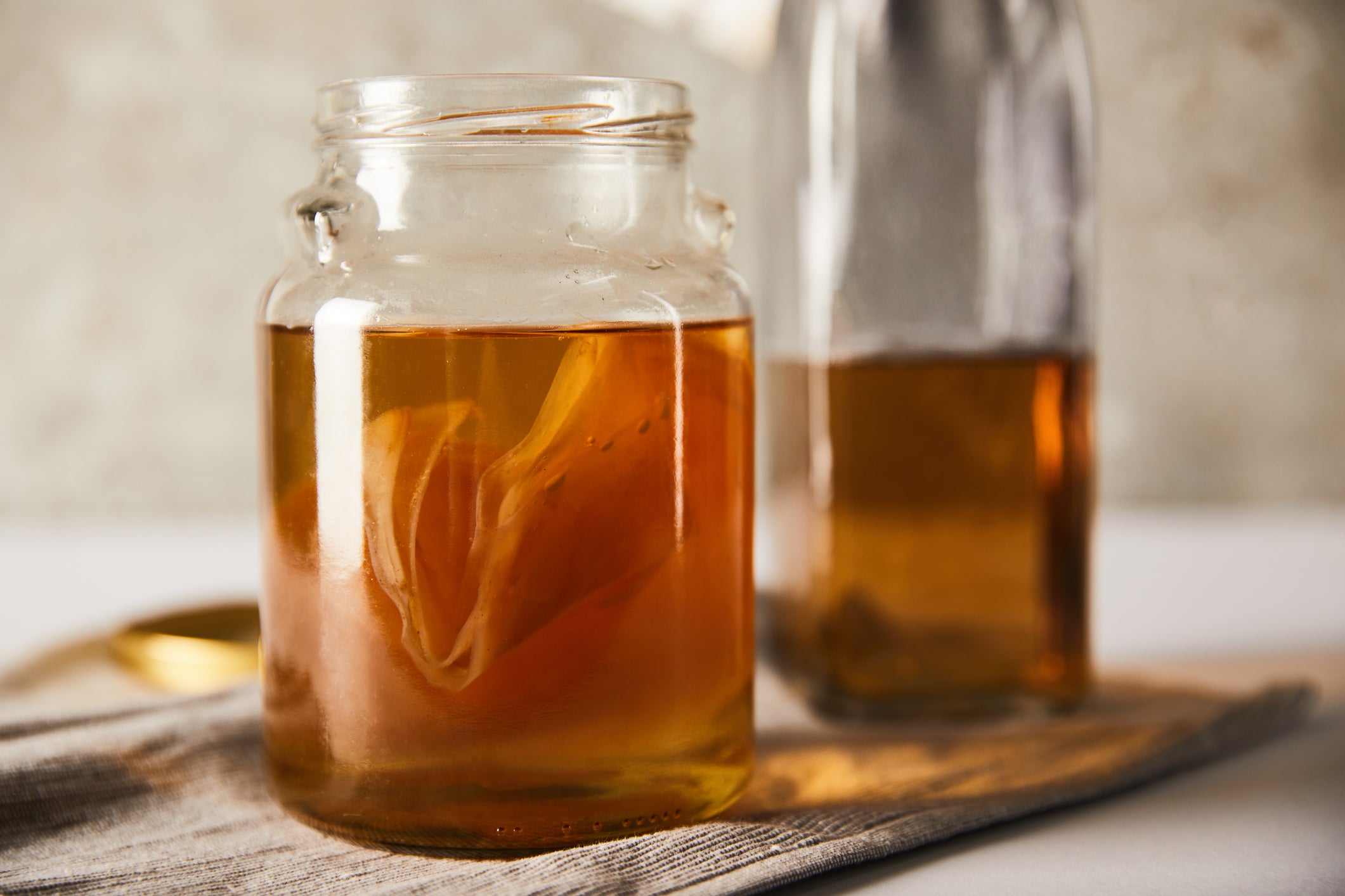 Kombucha can be an excellent alternative to high-sugar fizzy drinks or alcohol, Foster says