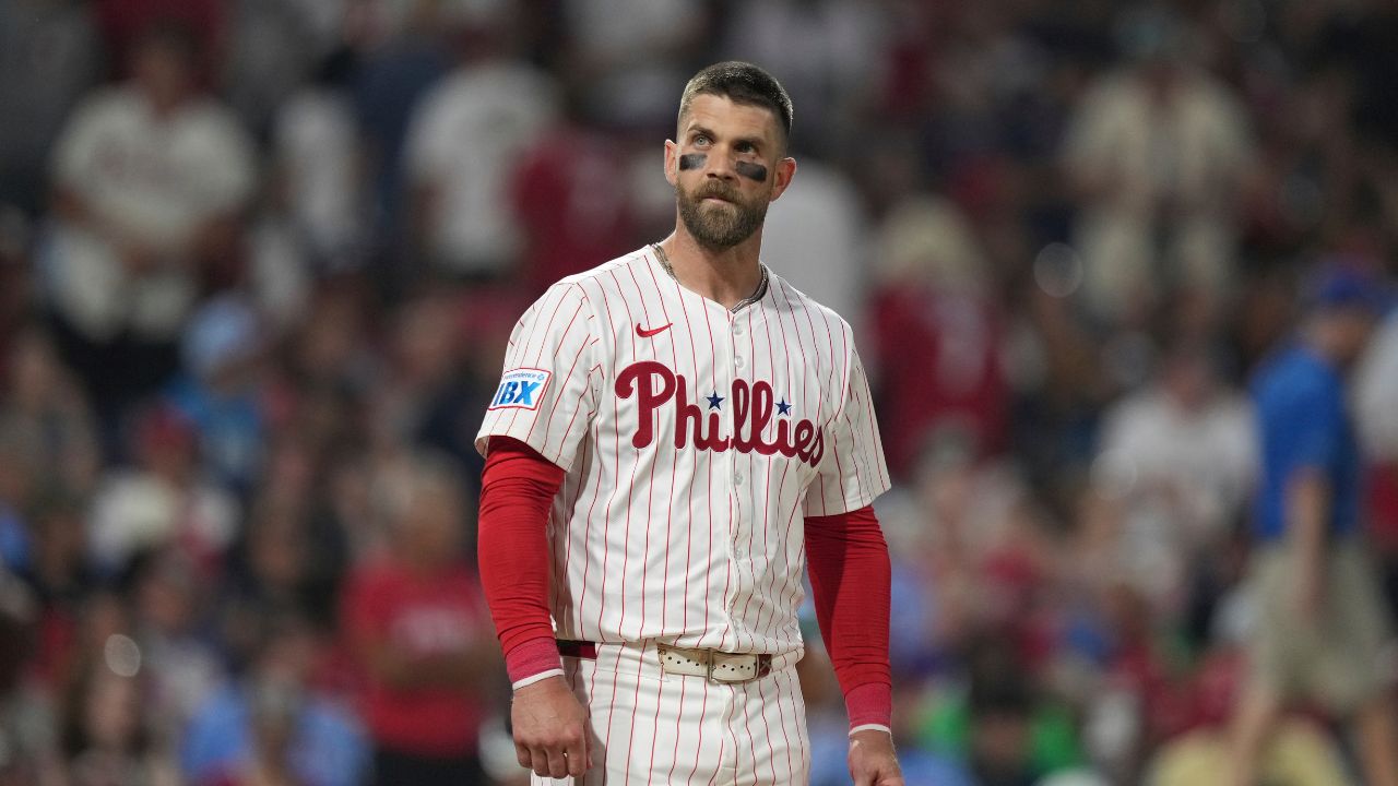 Report: Phillies' Bryce Harper involved in altercation with commissioner Rob Manfred