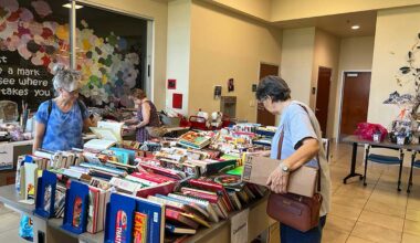 Friends of the Library Summer Book Sale Draws Shoppers from Near and Far