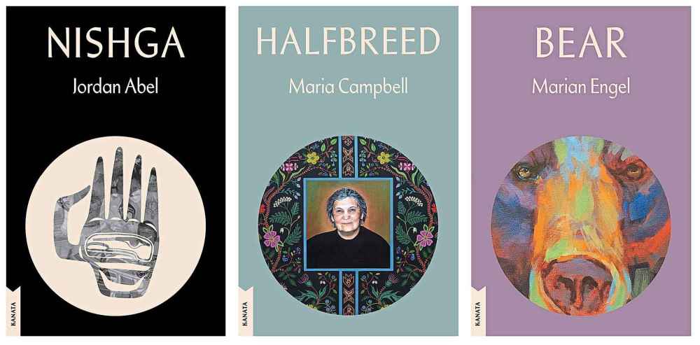 Nishga by Jordan Abel, Halfbreed by Maria Campbell, and Bear by Marian Engel are part of the Kanata Classics lineup.