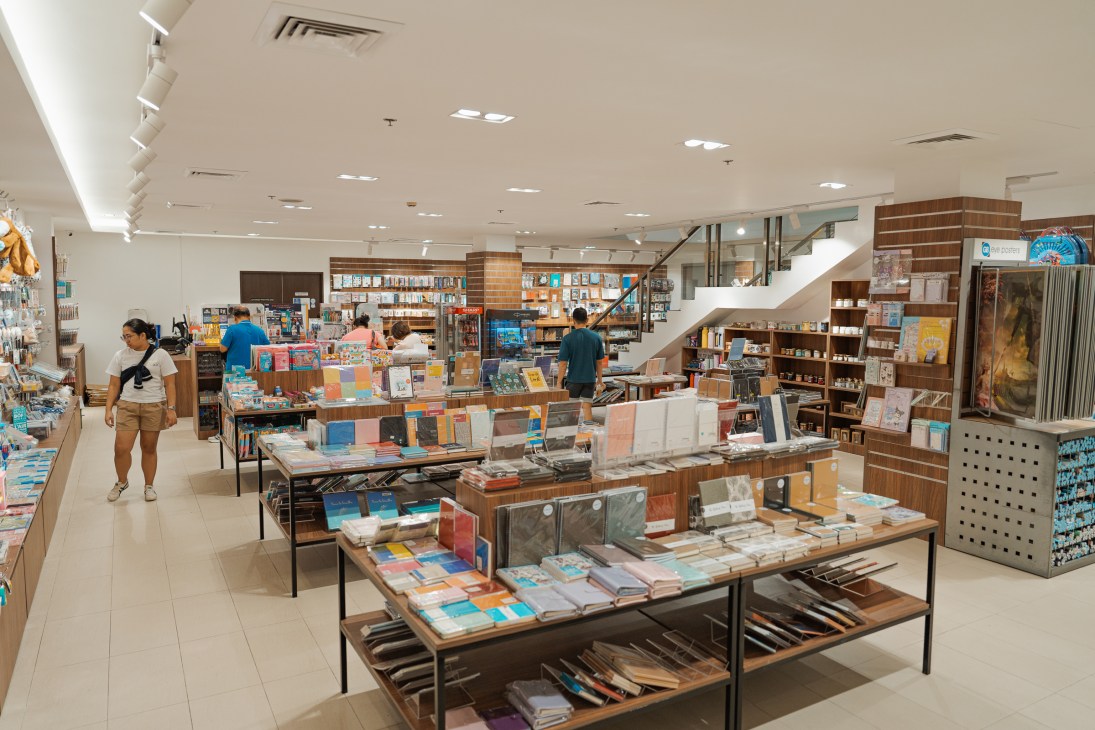 Basement floor the Fully Booked branch in Bonifacio High Street, Manila, Philippines, on Thursday, April 17, 2025.