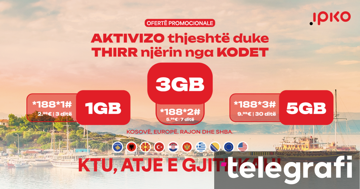 IPKO presents new Roaming packages - Internet everywhere, simpler and cheaper than ever - Telegrafi