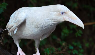 Island wildlife group mourns death of 'beloved' white raven