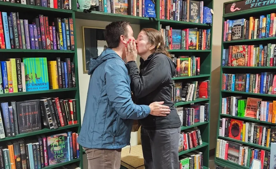 It’s a love story: Bride-to-be says ‘yes’ at Red Stick Reads’ grand opening