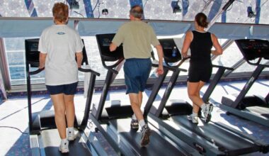 Gym on Carnival Cruise Line Ship