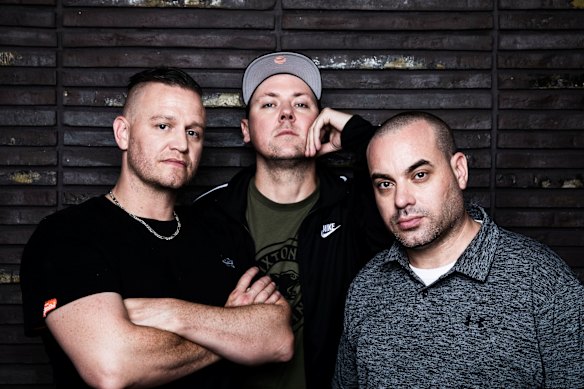 The Hilltop Hoods, Daniel Smith, Matthew Lambert and Barry Francis, are the bookies’ favourite. 