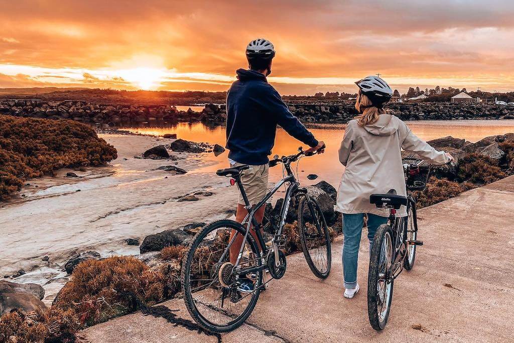 Great Ocean Road, Australia offers great coastal cycling