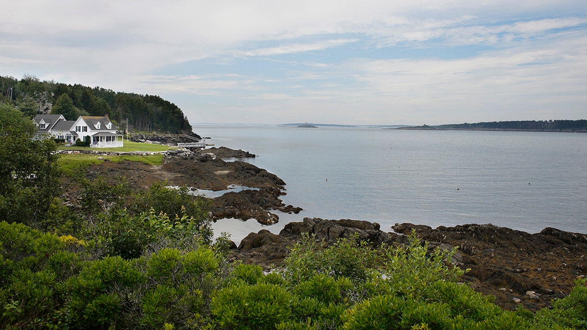 The waters of Mackerel Cove off Bailey Island
