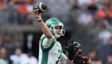 Roughriders' Trevor Harris, Tiger-Cats' Destin Talbert earn CFL honour roll