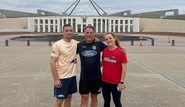 Aussie MMA fighter Sam Marles is the son of Deputy PM Richard Marles (pictured together)