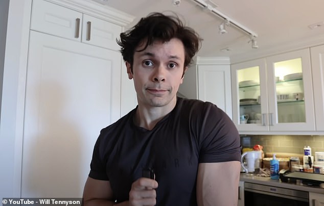While low-carb diets are all the rage today, they can be traced back to one man who is said to have birthed this stripped back way of eating; William Banting. To see how Banting's diet holds up in the 21st century, fitness YouTuber William Tennyson (pictured) decided to give it a go