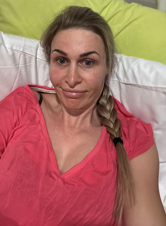 After being diagnosed with a tumour on her pituitary gland, Loz's sleep suffered and she was unable to have conversations early in the morning or late in the afternoon