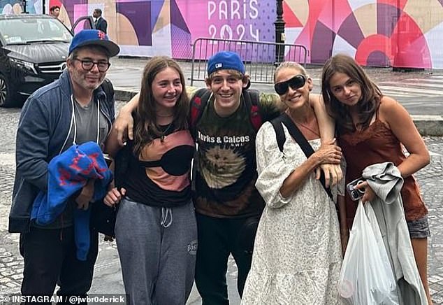 The actress and husband Matthew Broderick, have been spending time with their kids James Wilke, 22, and twins Tabitha and Loretta, 16