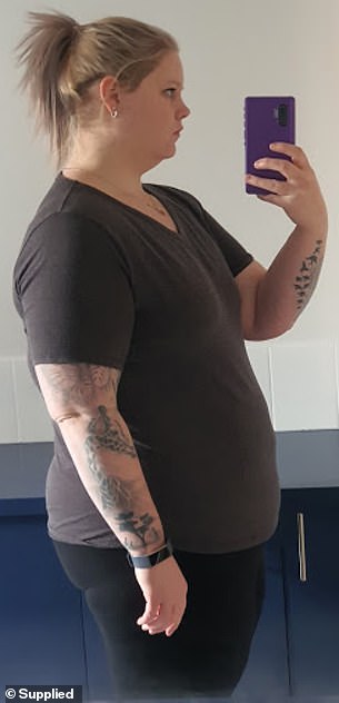 Her 'moment of truth' came a few months after she quit her extremely stressful job at the start of 2020 - a decision that finally gave the self-described 'serial snacker' the determination to turn her life around