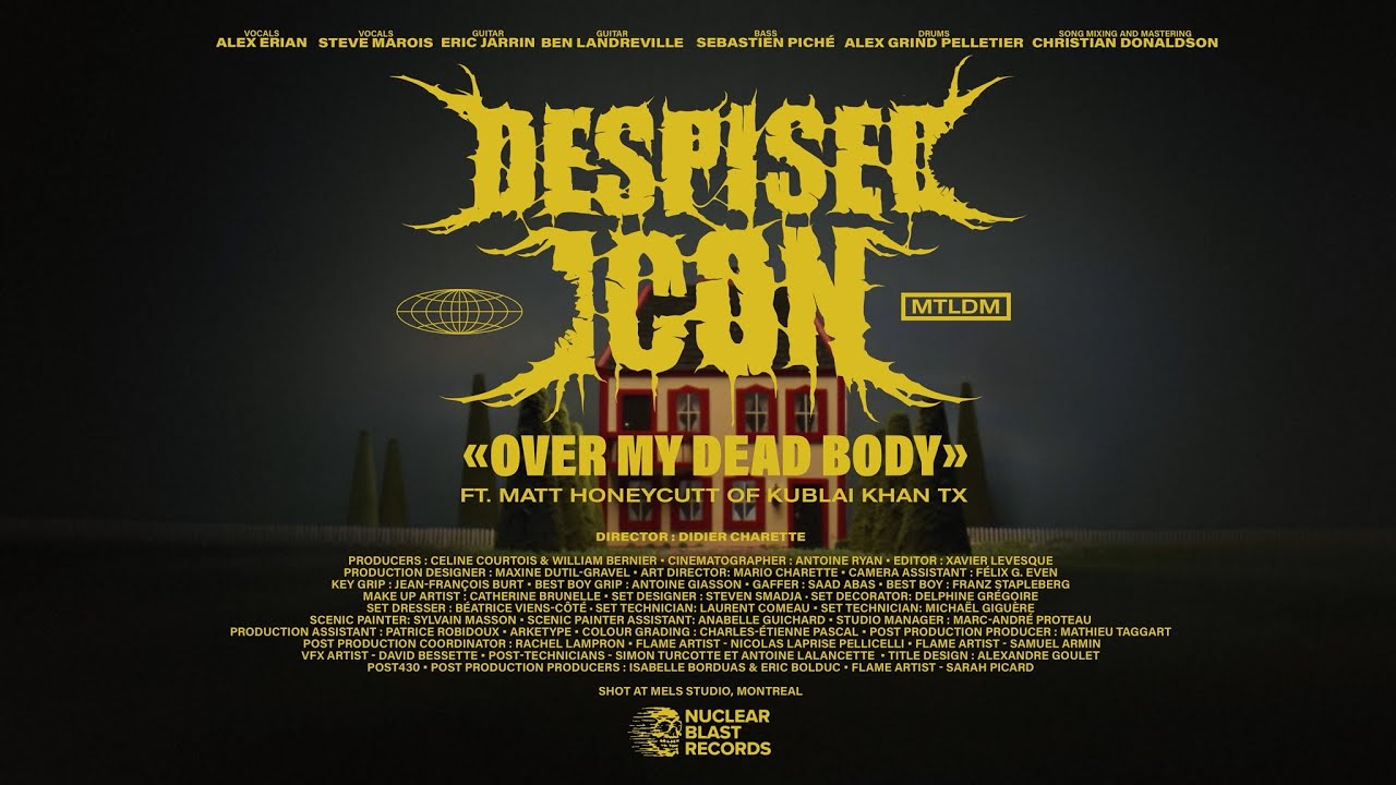 DESPISED ICON - Over My Dead Body (ft. Matt Honeycutt of KUBLAI KHAN TX) (OFFICIAL MUSIC VIDEO) - YouTube