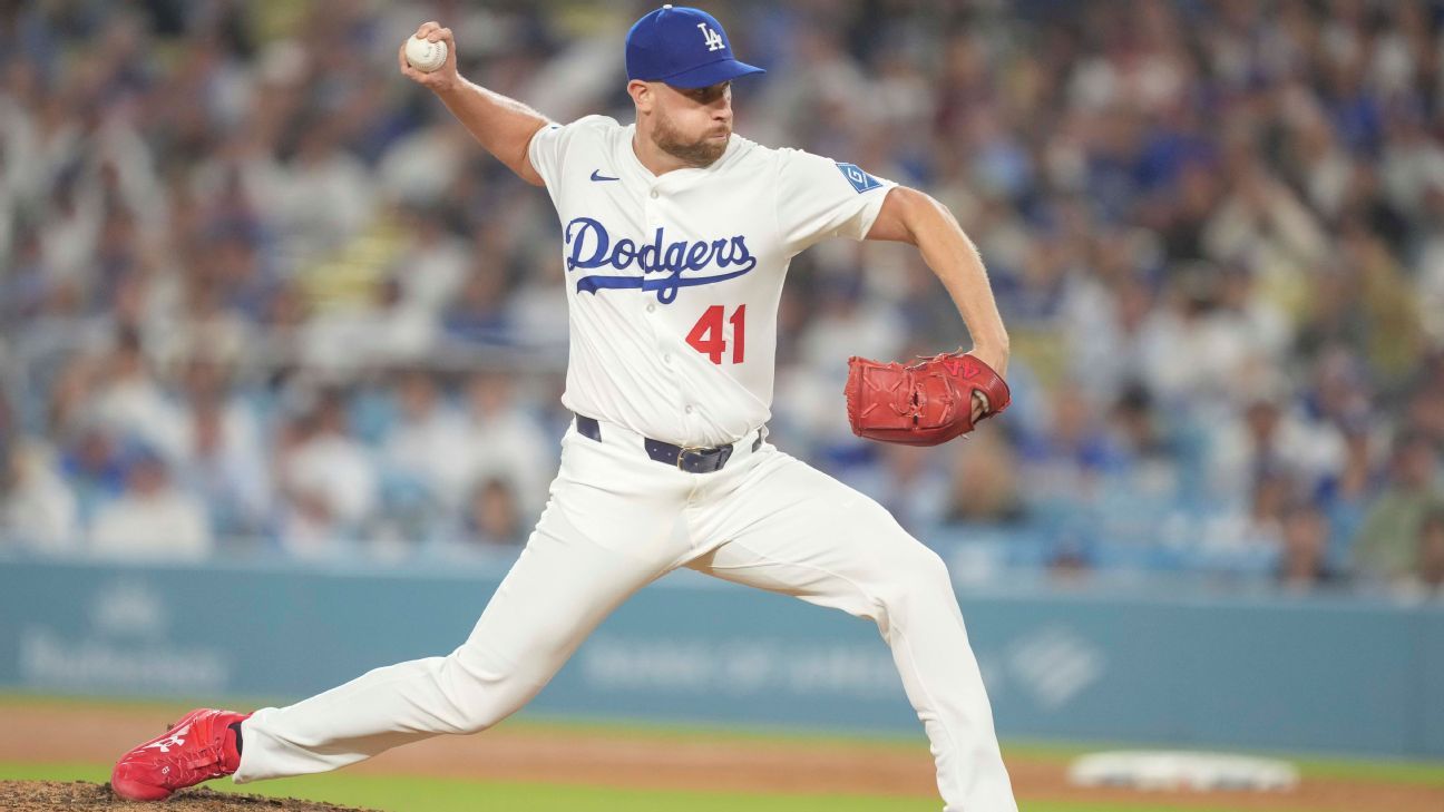 Brock Stewart lands on IL, further thinning Dodgers' bullpen