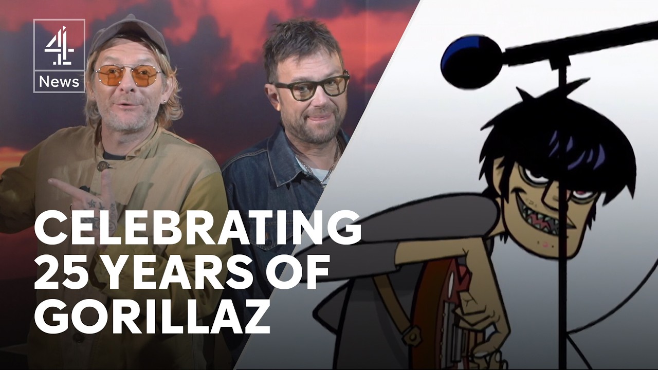 New Gorillaz exhibition comes ahead of new concerts and maybe new music - YouTube