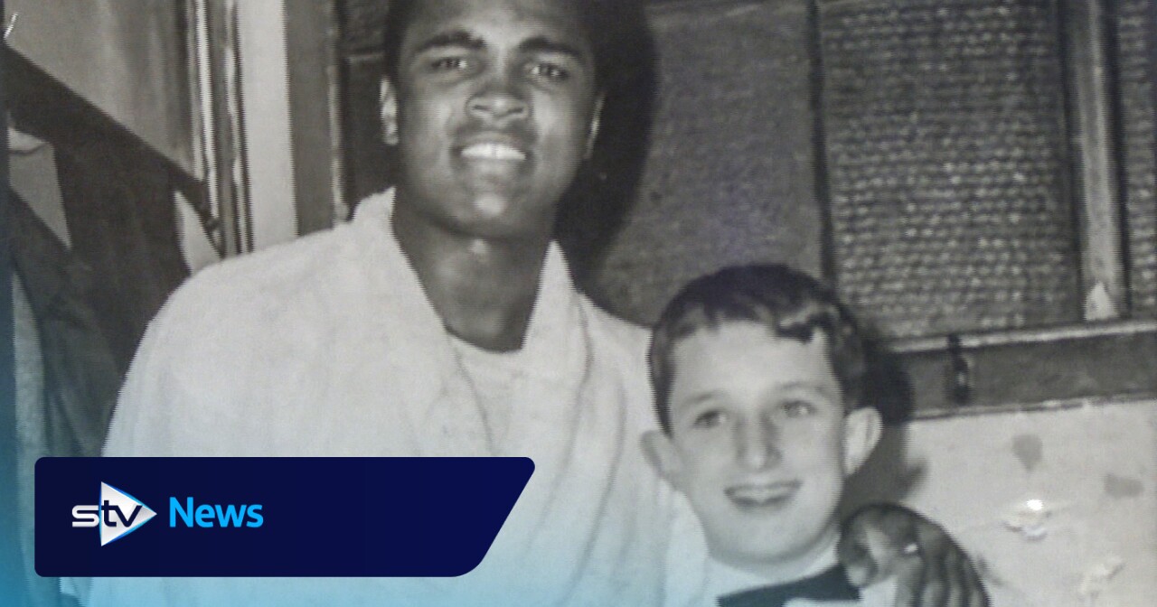 When Muhammad Ali stepped into the ring at Paisley Ice Rink