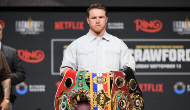 Fans React To Canelo's New Superstar Sparring Partner: "It’s Over for Crawford"