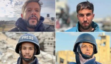 More than a dozen people killed in Israeli strikes on hospital in southern Gaza, including journalists