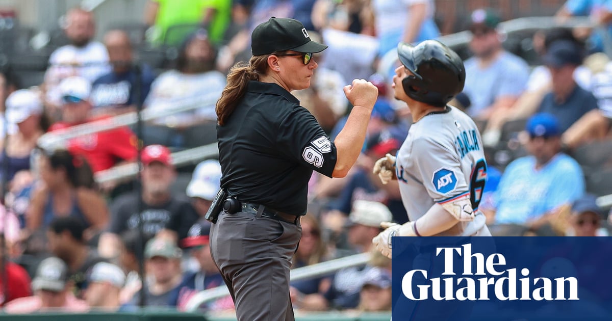 ‘The dream came true’: Major League Baseball gets its first female umpire | Baseball