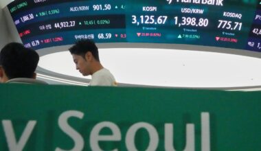 Asian shares are mostly higher after a mixed finish on Wall Street